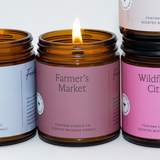 Fontana Candle Co. - Farmer's Market Essential Oil Beeswax Jar Candle: Non-Toxic