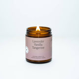 Fontana Candle Co. - Lavender Vanilla Tangerine Essential Oil Beeswax Jar Candle