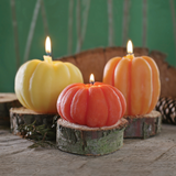 Big Dipper Wax Works - Pumpkin Candles – 100% Pure Beeswax – 3 Sizes Available