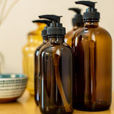 Amber Glass Bottle