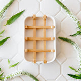 ZWS Essentials - Bamboo Soap Dish White