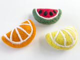 Wool Jamboree - Lime Slice Cat Toy
