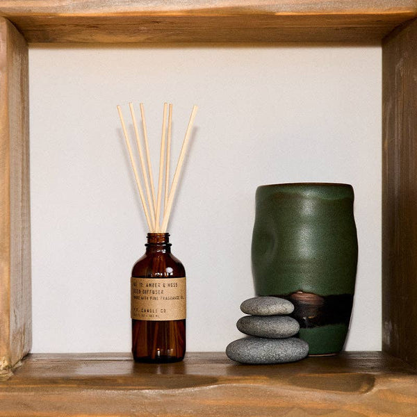 P.F. Candle Co. - Amber & Moss - 3.5 oz Reed Diffuser