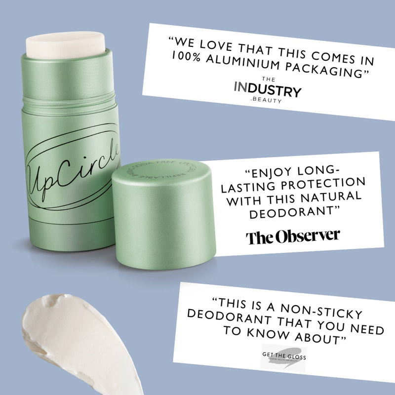 UpCircle USA - Plastic free Summer Refillable Deodorant with Macadamia + Bergamot