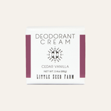 Little Seed Farm - Cedar Vanilla Deodorant Cream
