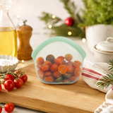 Food Huggers - Reusable Silicone Storage Bag – Juniper (400ml)