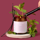 Fontana Candle Co. - Peppermint Bark Essential Oil Beeswax Jar Candle: Non-Toxic