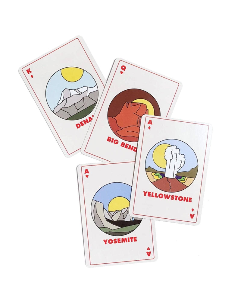Parks Project - Minimalist National Park Playing Cards