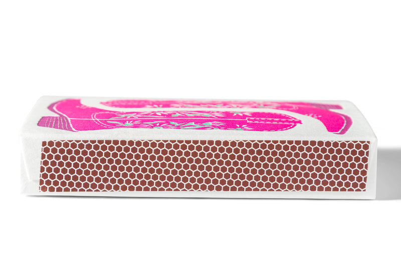 Color Box Design & Letterpress - Pink Cowgirl Boots | Fun & Fancy Safety Matches