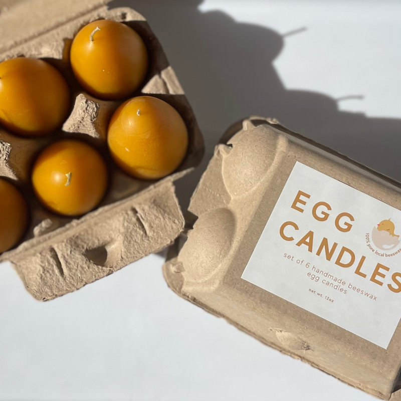 FD Market - Beeswax Egg Candles