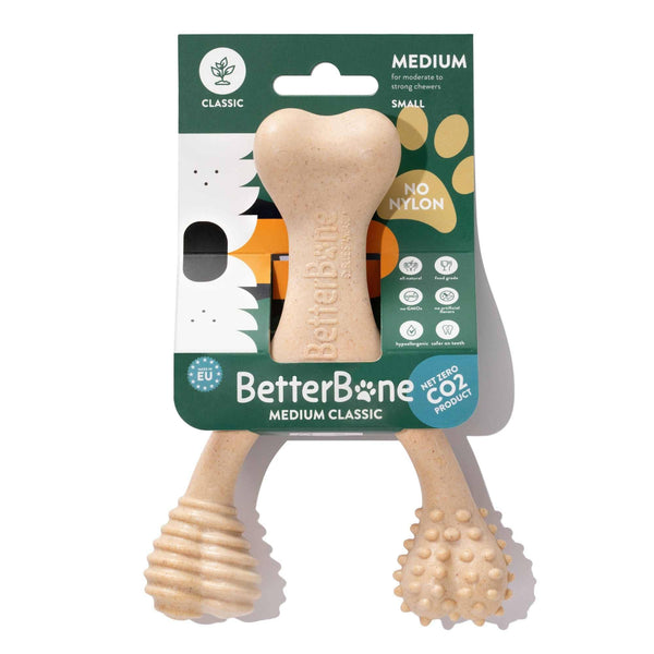 BetterBone Medium All-Natural Sustainable Chew Toy - For Small Dogs