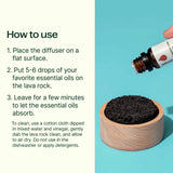 Plant Therapy - Lava Rock Passive Essential Oil Diffuser