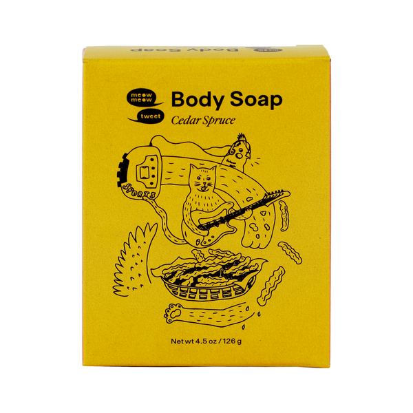 Meow Meow Tweet - Cedar Spruce Body Soap