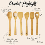 Bamboo Switch - Bamboo Kitchen Utensil | Square Spatula
