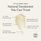 Little Seed Farm - Rosemary Patchouli Deodorant Cream