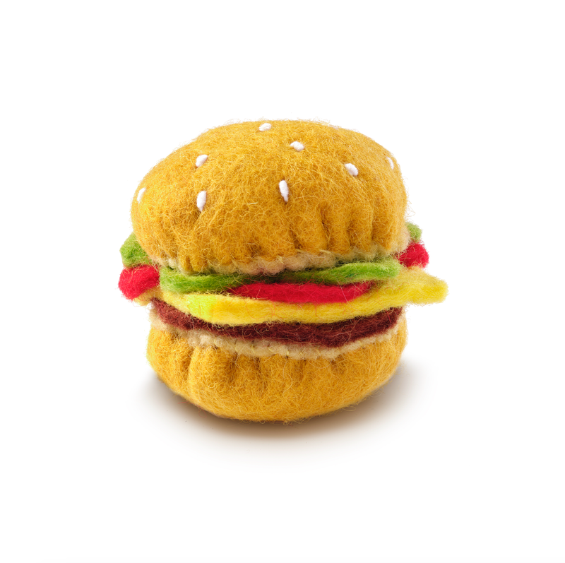 The Foggy Dog - Hamburger Cat Toy