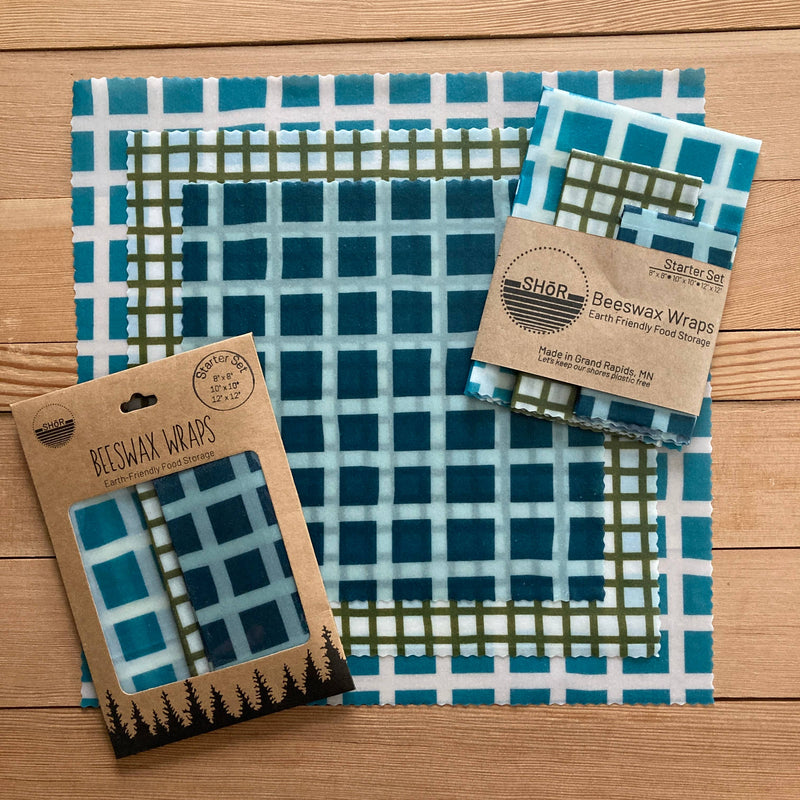 Shor - Beeswax Wrap Starter Set - Fair and Square