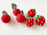 Wool Jamboree - Wool Strawberry Cat Toy