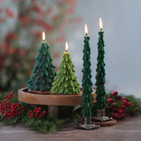 Big Dipper Wax Works - Tree Candles – 100% Pure Beeswax – 2 Sizes, 2 Colors