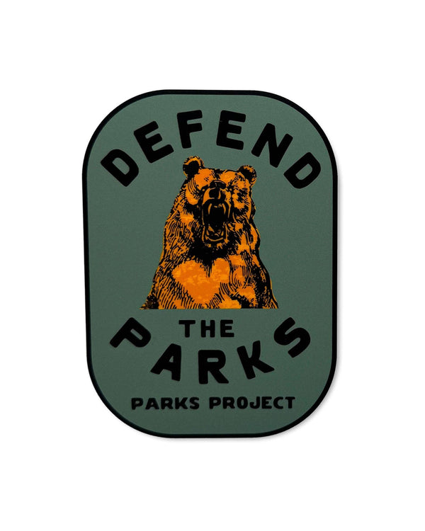 Parks Project - Defend the Parks Sticker