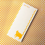 Bromstad Printing Co. - Squiggle Tail Cat - Risograph Notepad
