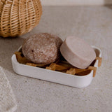 ZWS Essentials - Bamboo Soap Dish White