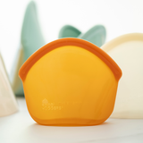 Food Huggers - Reusable Silicone Storage Bag – Amber (400ml)