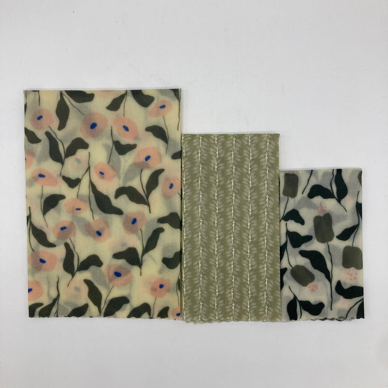 Shor - Beeswax Wrap Starter Set - Mountain Vines