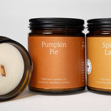 Fontana Candle Co. - Pumpkin Pie Essential Oil Beeswax Jar Candle: Non-Toxic