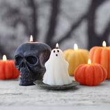 Big Dipper Wax Works - Ghost Candle – 100% Beeswax – Natural – 3” Handcrafted