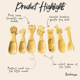 Bamboo Switch - Bamboo Animal Kids & Toddler Utensils | Kids NEW Bestseller
