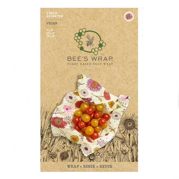 3 Pack Assorted Beeswax Wraps - Meadow Magic