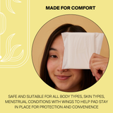Rif Care - Night Organic Biodegradable Hemp Fiber Long Pads  (10 ct)
