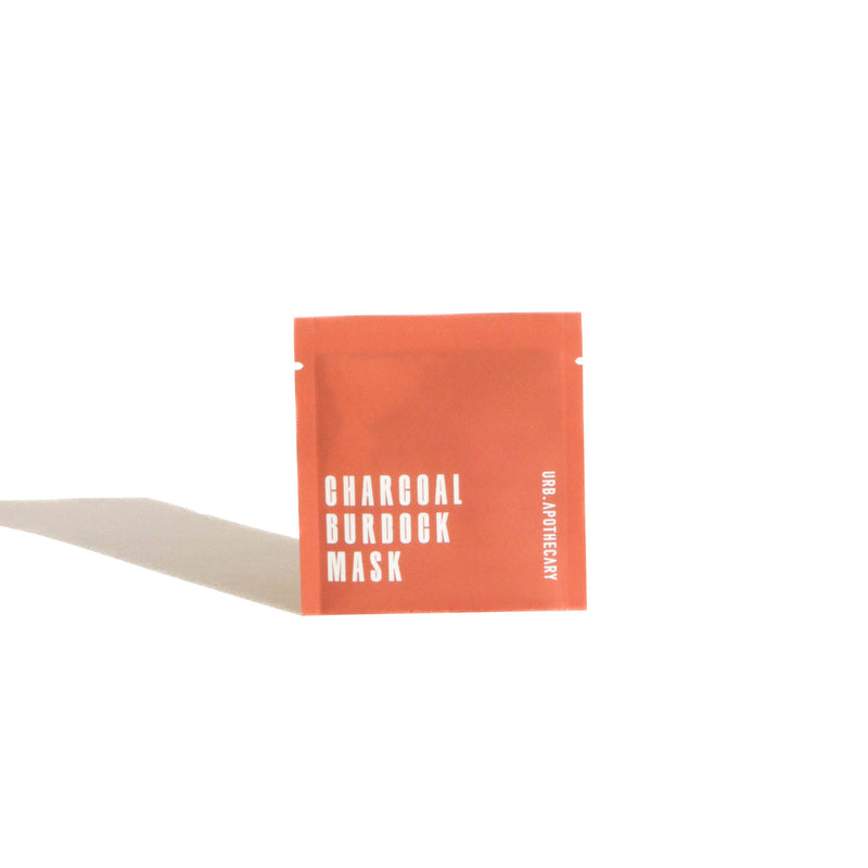 URB APOTHECARY - Charcoal Burdoack Mask Biodegradable Sample Packet