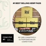 Rif Care - Night Organic Biodegradable Hemp Fiber Long Pads  (10 ct)