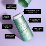 UpCircle USA - Plastic free Summer Refillable Deodorant with Macadamia + Bergamot