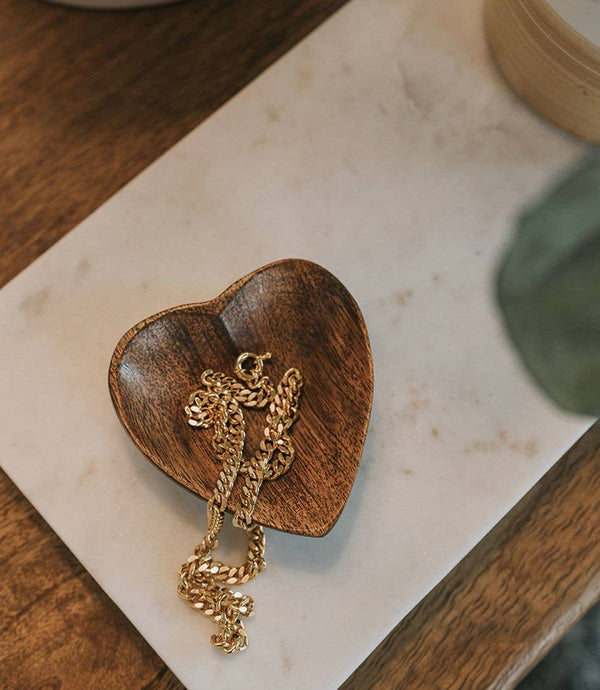 Matr Boomie Fair Trade - Mango Wood Pinch Dish - Heart