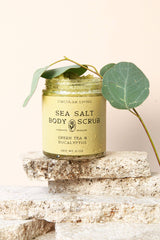Circular Living - Sea Salt Body Scrub, Green Tea & Eucalyptus