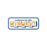 Wild Child Brand - Midwest Welcome Sticker | Retro Badge Patch Souvenir Decal