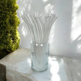 Bamboo Switch - Glass Bent Top Straw | 9 inch and 11 inch