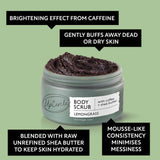 UpCircle USA - Lemongrass Body Scrub with Coffee + Shea Butter