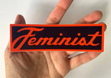 Fresh Fish - Feminist Bumper Sticker / Vinyl Decal Script Lettering