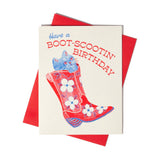 Bromstad Printing Co. - Boot-Scootin' Birthday - Risograph Card