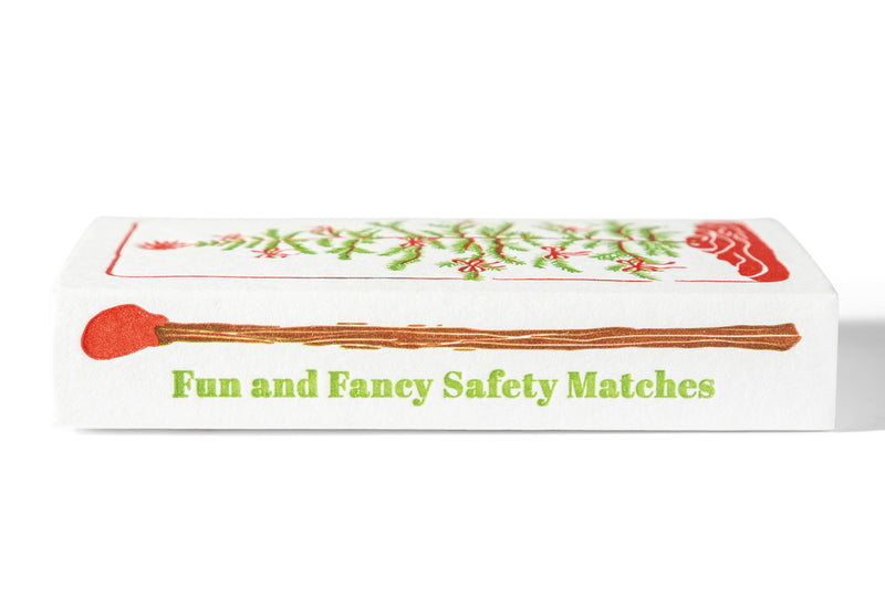 Color Box Design & Letterpress - Christmas Tree | Fun & Fancy Safety Matches