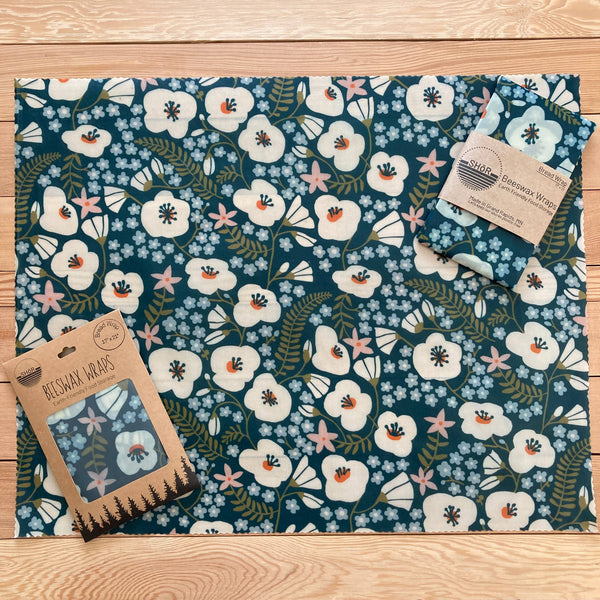 Shor - Beeswax Bread Wrap - Spring Blooms