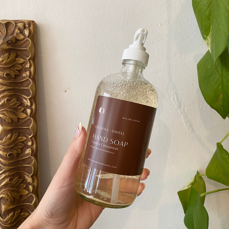 Hand Soap - Prefilled 16oz Clear Glass