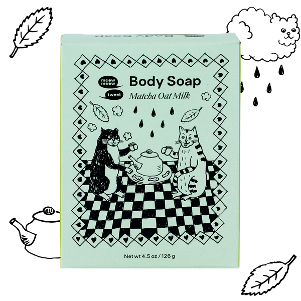 Meow Meow Tweet - Matcha Oat Milk Body Bar Soap