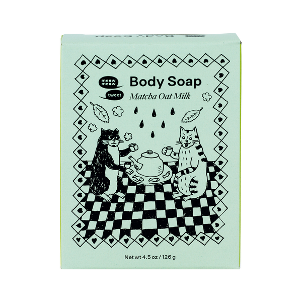 Meow Meow Tweet - Matcha Oat Milk Body Bar Soap