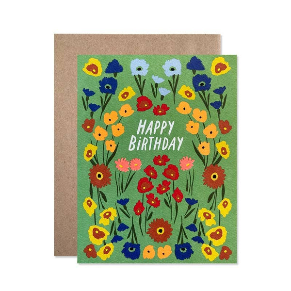 Hartland Cards - Birthday Green Garden