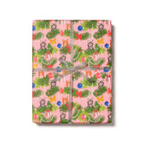 Red Cap Cards - Meowy Christmas Holiday Wrapping Paper